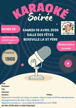 BOISVILLE-LA-SAINT-PÈRE - Soirée karaoké