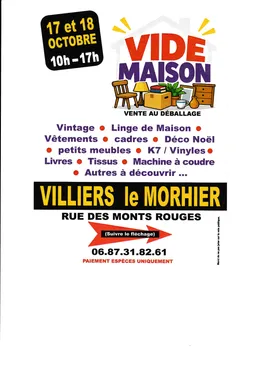 VILLIERS-LE-MORHIER - Vide maison