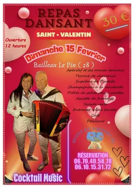 BAILLEAU-LE-PIN - Repas dansant Saint Valentin