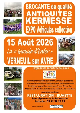 VERNEUIL-SUR-AVRE (27) - Brocante Antiquités Kermesse de la Gueule...