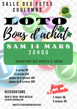 COULOMBS - Loto du Basket