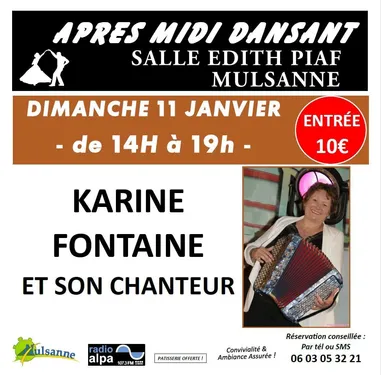 MULSANNE (72) - Après-midi dansant avec Karine Fontaine