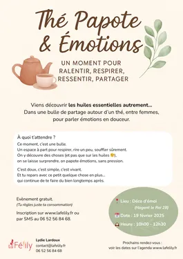 NOGENT-LE-ROI - Thé Papote & émotions