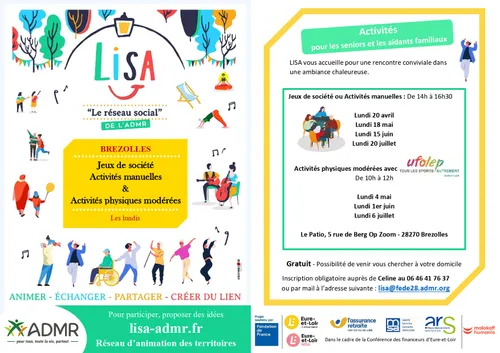 BREZOLLES - LISA  : Jeux de société ou Activités manuelles