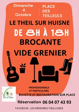 LE THEIL-SUR-HUISNE (61) - Vide-greniers des Mémoires Theilloises
