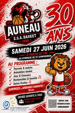 SAINT-SYMPHORIEN-LE-CHÂTEAU - ES Auneau Basket, 30 ans de passion