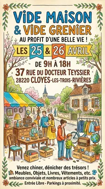 CLOYES-SUR-LE-LOIR - Vide maison et Vide-greniers