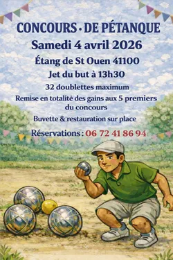 SAINT-OUEN (41) - Concours de pétanque
