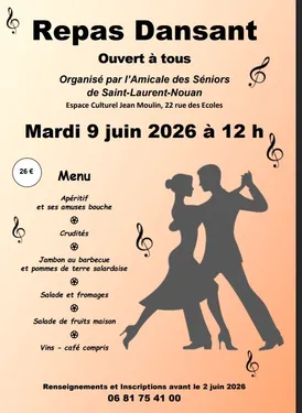 SAINT-LAURENT-NOUAN (41) - Repas dansant de l'Amicale des Seniors