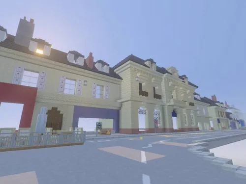 🔊 Il construit Châteaudun sur Minecraft 