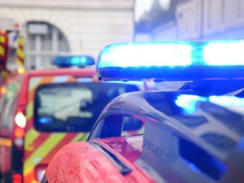 Une voiture termine sur le toit après un accident sur la RN 154