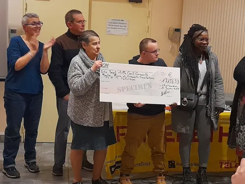 CHATEAUDUN - Un chèque record remis à l’AFM-Téléthon