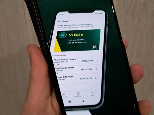 🔊La carte Vitale est aussi accessible sur son smartphone 