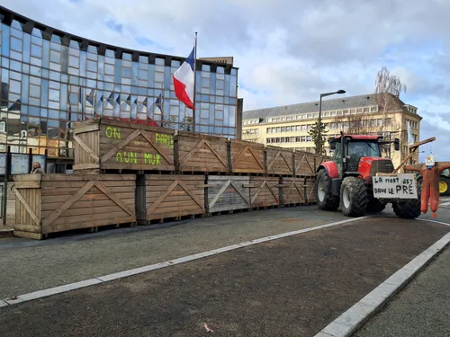 Les agriculteurs euréliens sous l'arc de Triomphe