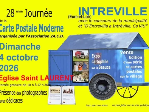 INTRÉVILLE - Journée de la carte postale moderne