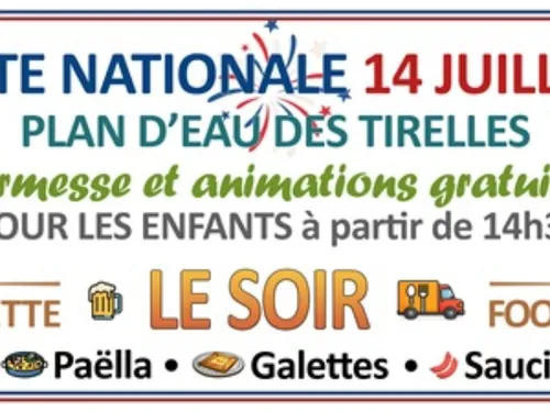 CLOYES-SUR-LE-LOIR - Fête nationale au plan d'eau des Tirelles