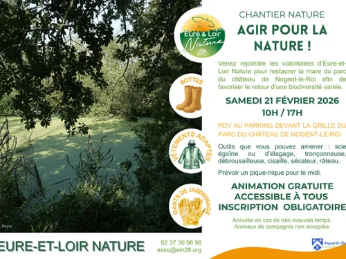 NOGENT-LE-ROI - Chantier nature : chantier mare