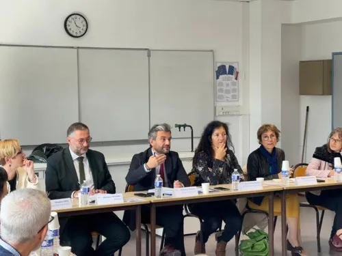 Les personnels du Lycée Branly reçus par le recteur