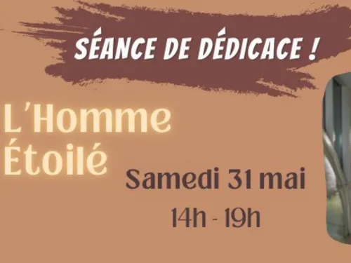 L'Homme Étoilé en dédicaces en Eure-et-Loir