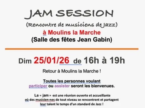 MOULINS-LA-MARCHE (61) - Jazz Session