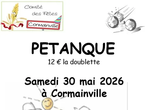 CORMAINVILLE - Concours de pétanque