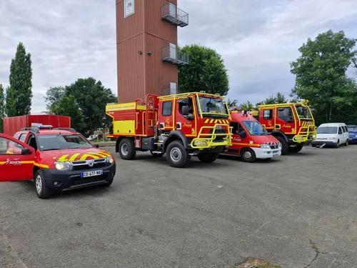 Des pompiers euréliens en renfort samedi dans le Cher