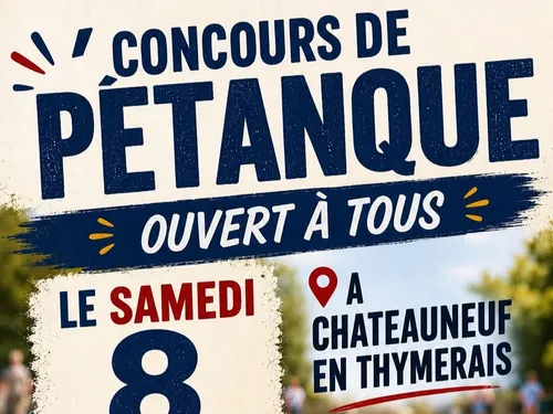 CHÂTEAUNEUF-EN-THYMERAIS - Concours de pétanque