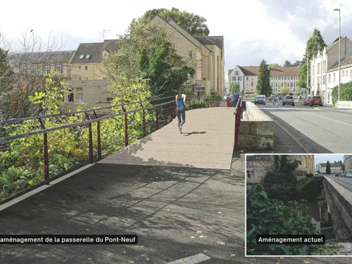 Une passerelle piéton en projet à Chartres