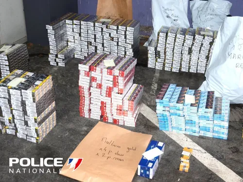 2 045 cartouches de cigarettes de contrebandes saisies