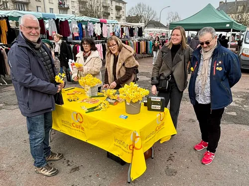 Les jonquilles rapportent 260€ pour la lutte contre le cancer