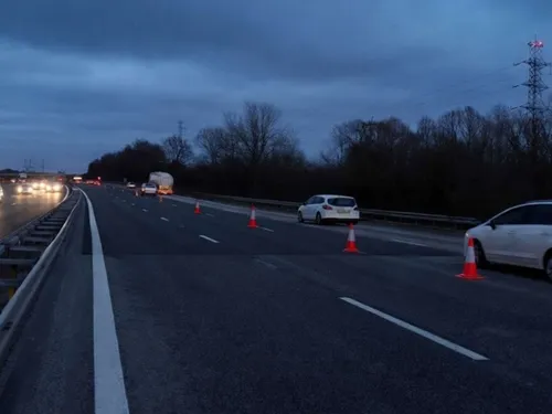 Travaux sur l'A10 au niveau de l’échangeur de Janville