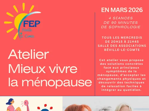 BÉVILLE-LE-COMTE - Atelier : Mieux vivre la ménopause