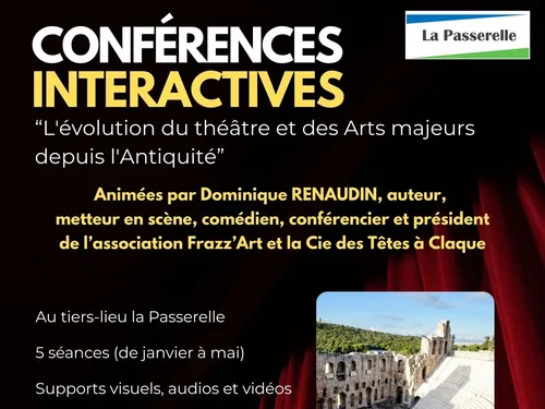 FRAZÉ - Conférence : L'évolution du théâtre et des arts majeurs...