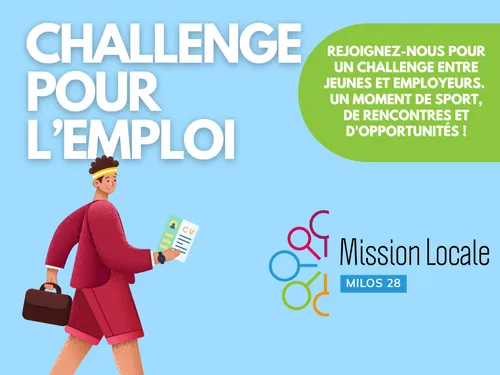 🔊Ce jeudi la MILOS organise le challenge pour l'emploi