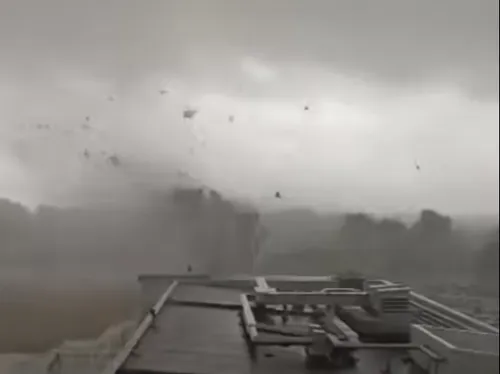 Une tornade observée lundi à l'aéroport de Tours