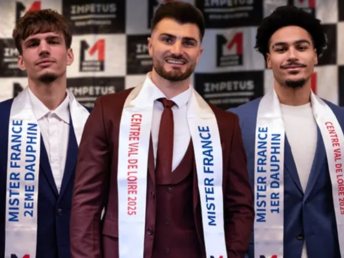 Corentin Landais, élu Mister France Centre-Val de Loire