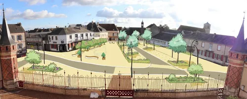 🔊 Végétale et conviviale, la future place transforme le cœur de Brou