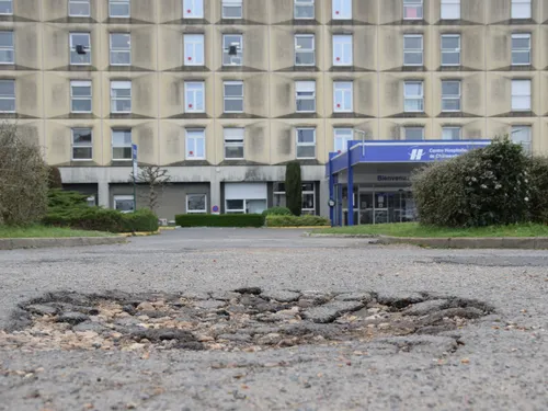 🔊Les voies d'accès à l'hôpital de Châteaudun rénovées en avril