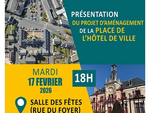 BROU - Réunion publique : présentation d'aménagement de la place de...