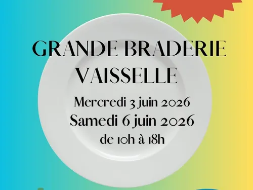 MAINVILLIERS - Grande Braderie Vaisselle à la Recyclerie Solidaire