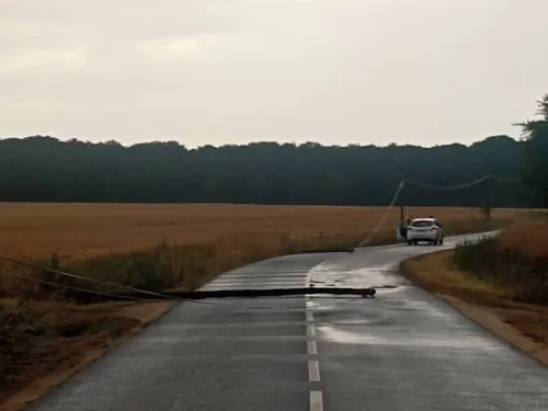 Orages : 600 foyers sans électricité en Eure-et-Loir