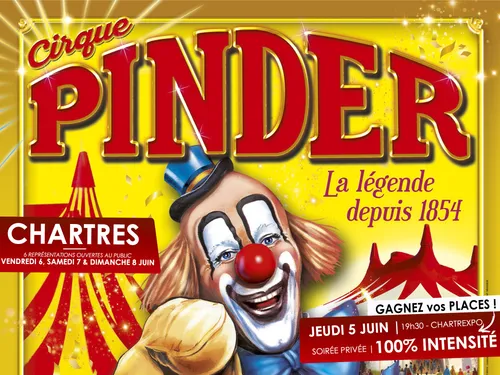 INTENSITÉ VOUS INVITE AU CIRQUE PINDER A CHARTRES [C'EST COMPLET]