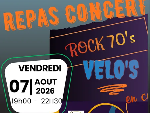 CROUY-SUR-COSSON (41) - Repas concert : Velo's