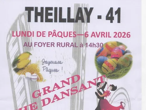 THEILLAY (41) - Grand Thé dansant avec l'orchestre Thibault Colas