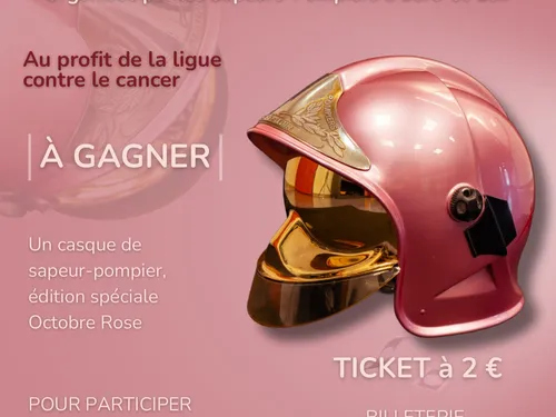 Tentez de remporter un casque de pompier édition spéciale Octobre...