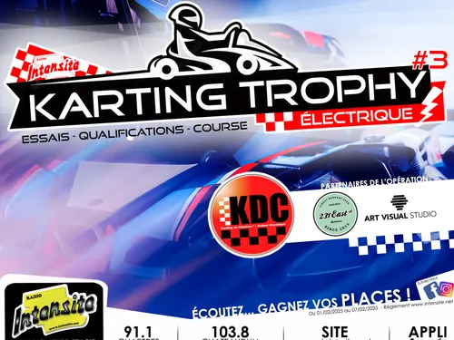Gagnez vos places pour l'INTENSITÉ KARTING TROPHY Électrique au KDC !
