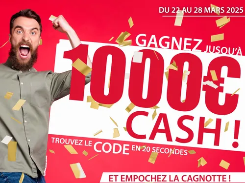 Faites sauter la banque avec Le Jeu des 1000€ sur Intensité !