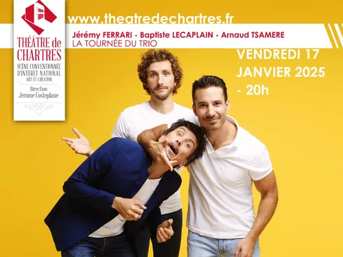 Passez une soirée 100% humour avec La Tournée du Trio et Intensité !