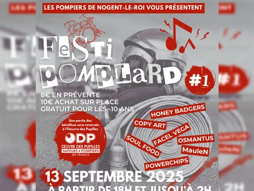 Les pompiers de Nogent-le-Roi vous invitent à leur 1er festival