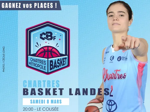 Venez soutenir le C'CMBF vs BASKET LANDES  au Colisée !